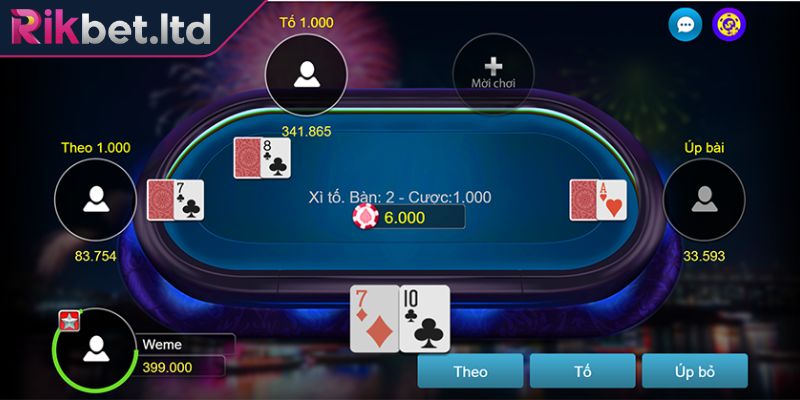 Xì Tố RIKBET - Hướng Dẫn Cách Chơi Cơ Bản Và Mẹo Dễ Thắng 3 Giữ vững tâm lý khi đánh Xì Tố