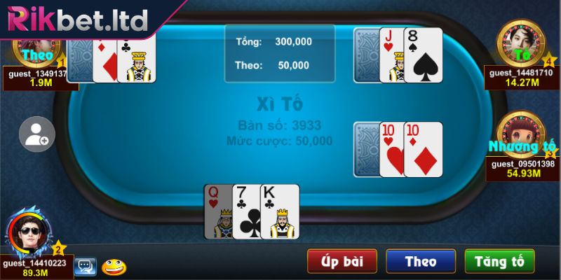 Xì Tố RIKBET - Hướng Dẫn Cách Chơi Cơ Bản Và Mẹo Dễ Thắng 1 Tổng quan vài nét về trò Xì Tố RIKBET