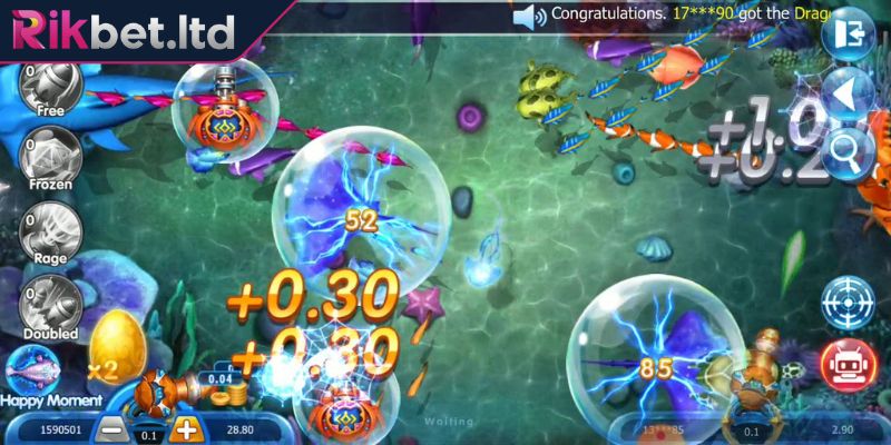 Bắn Cá 5D RIKBET Trải Nghiệm Đại Dương Đa Chiều, Thưởng Lớn 2 Hệ thống mồi trong Bắn Cá 5D RIKBET phong phú