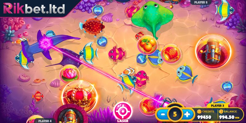 Luật chơi cơ bản trong Bắn Cá 777 tại RIKBET
