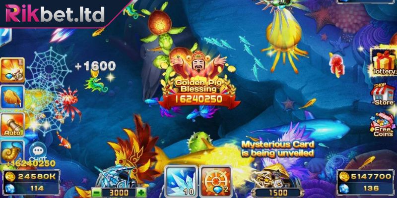 Bắn Cá Bảy Màu RIKBET - Game Hấp Dẫn Với Phần Thưởng Khủng 2 Hệ thống vũ khí trong Bắn Cá Bảy Màu RIKBET