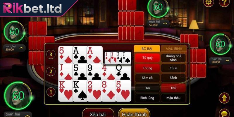 Cách Tính Chi Bài Binh RIKBET Và Hướng Dẫn Cho Người Mới 3 Quan sát đối thủ